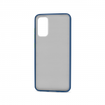 Wholesale Samsung Galaxy S20 Ultra (6.9in) Slim Matte Hybrid Bumper Case (Smoke Blue)